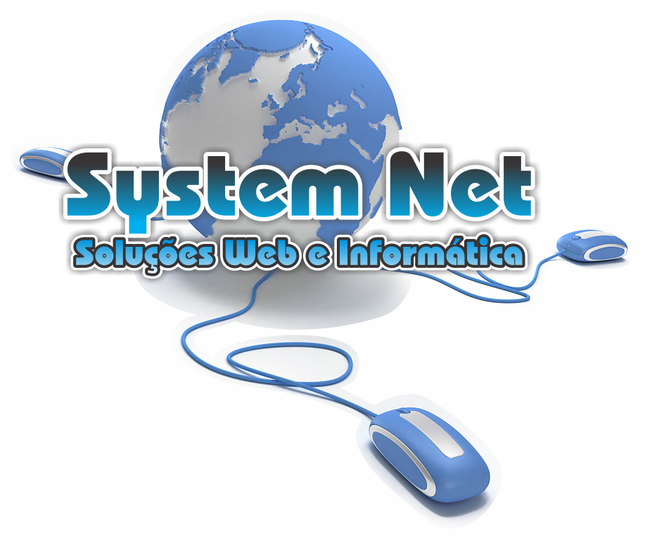 Logo SYSTEM NET - soluções web e informática
